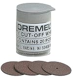 5 Pack Dremel 420 15/16 diameter 0.040 thick Heavy Duty Emery Cut-Off Wheels for use with 402 Mandrel 20 Wheels per Pack