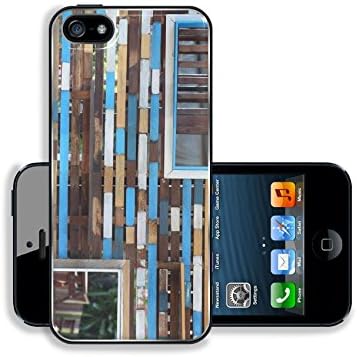 MSD Premium Apple iPhone 5 iphone 5S Aluminum Backplate Bumper Snap Case vintage wooden partition IMAGE 21125588