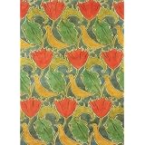 Birds & Poppies textile design, by Voysey (Print On Demand)