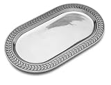 Wilton Armetale 377024 Oval Serving Tray 18.5-in.