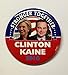 Hillary Clinton and Tim Kaine Round 2016 Campaign Button 4