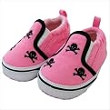 Me In Mind Girls Infant Slip On Shoes - Skulls