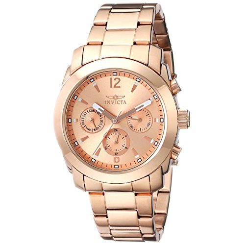 Invicta Women's 17902 Angel Analog Display Swiss Quartz Rose Gold Watch