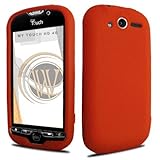 HTC myTouch 4G Gel Skin Case - Red