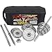 Cap Barbell 100Lbs Chrome Barbell Set With Knock Down 5′ Bar In A Plastic Case