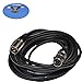 HQRP XLR to XLR Microphone Cable (3-pin M/F, 25ft) for MXL 770 Cardioid Condenser Microphone plus HQRP Coaster