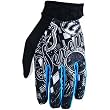Answer Racing James Stewart Collection Seven Youth Boys Off-Road/Dirt Bike Motorcycle Gloves w/ Free B&F Heart Sticker Bundle - Blue