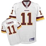 Devin Thomas White Reebok NFL Replica Washington Redskins Jersey - X-Large