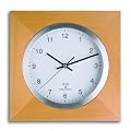 TFA Dostmann 98.1066 Funk-Wanduhr mit massivem Bucherahmen
