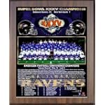 Baltimore Ravens Large Healy Plaque - 2000 Super Bowl Champs