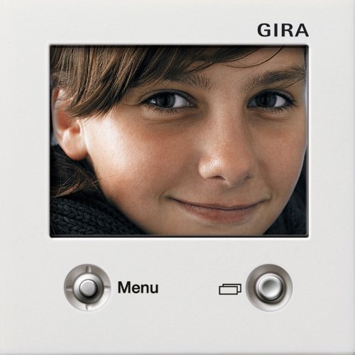 Gira 1286112 TFT-Farbdisplay Flächenschalter reinweiß glänzend