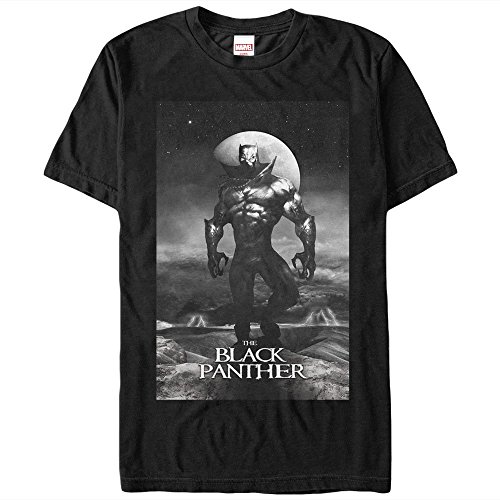 Marvel Black Panther Lightning Mens Graphic T Shirt