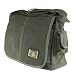 Small Green Canvas Messenger Bag - great for commuters - students or professional - 11