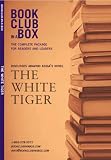The White Tiger, the novel by Aravind Adiga, discussed by Bookclub-in-a-Box