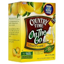 Country Time Lemonade On-the-Go Packets, 10-Count Boxes (Pack of 6)