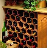 Review Tiles Online  / 5 x 5 bottle, terracotta wine racks, holds 25 bottles