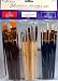 30 Fine Art Paint Brushes for Acrylic, Oil, Watercolors