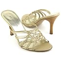 AK Anne Klein Ania Gold sandals