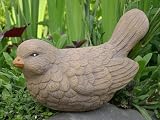 Eigenschaften Tiefes Kunsthandwerk GbR  / Tierfigur Steinfigur Vogel Spatz hellbraun