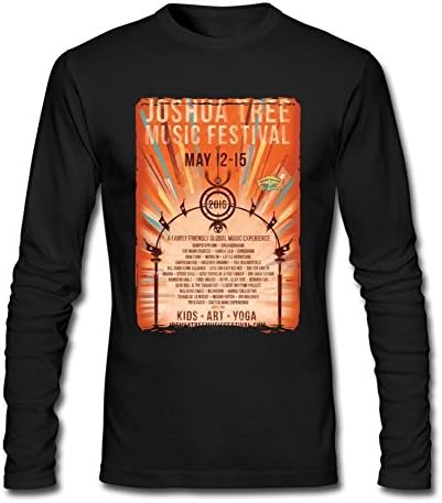 ChaoLi Men's Joshua Tree Spring 2016 Music Festival Long Sleeve T-shirts