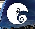 Jack Nightmare Before Christmas Moon Car Window Vinyl Decal Sticker 5" Wide
