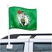 Boston Celtics Green Car Flag