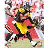 Mike Wallace Autographed Pittsburgh Steelers 8x10 Photo