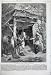 1860 VIEW VILLAGE SMITHY HORSE BLACKSMITH WOMAN BABY
