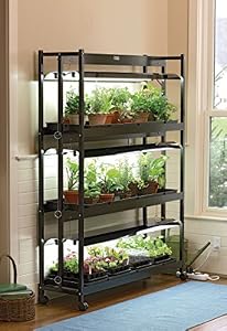 Indoor Grow Light, 3-Tier Stand SunLiteĀ® Light Garden