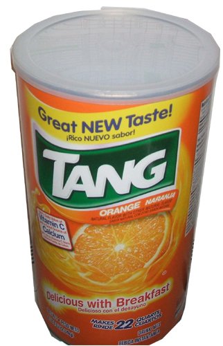 Tang Orange Powdered Drink Mix (Makes 22 Quarts), 72-Ounce Canister (Pack of 2)