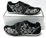 AUTHENTIC COACH KYRIE STRIPE SIGNATURE SHOES (BW/Black) SZ7.5