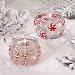 Pack of 4 Holiday Cheer Peppermint Candy Christmas Gel Candles