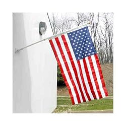 American nylon Flagpole Kit with sewn Valley Forge flag