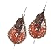 Pear Drop Earrings Orange (Femme Frivolity)