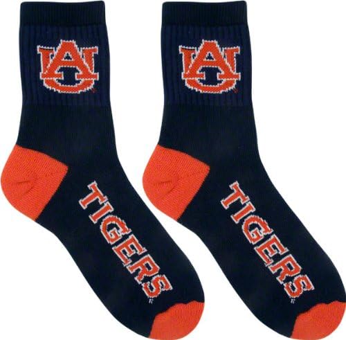 Auburn Tigers Team Color Quarter Socks