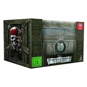 Pirates 1-4 Schatztruhe - Limitierte Auflage [Blu-ray] [Import allemand]