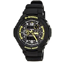 g shock aviator yellow