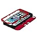 MYBAT IPHONE5HPCTUFFSO006NP Premium TUFF Case for iPhone 5 - 1 Pack - Retail Packaging - Titanium Red/Black