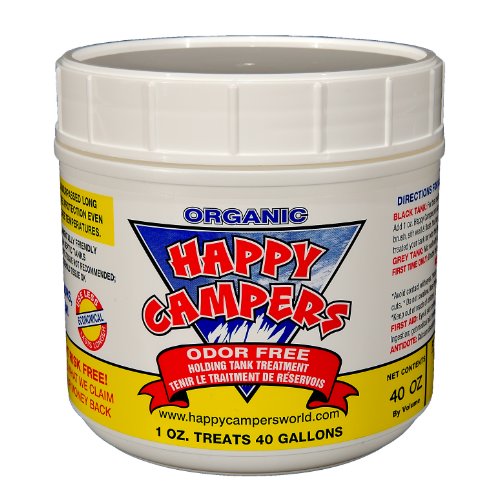 Happy Campers Organic RV Holding Tank Treatment – medium 40oz jar (40-treatments)