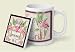 Kitchen & Housewares : Artworks Home Accents Pink Flamingo Bar and Grill Absorbastone Cup/mug and Coaster Set