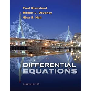 Student Solutions Manual for Blanchard/Devaney/Hall's Differential Equations, 4th