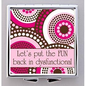 Let's put the FUN back in dysfunctional - Retro Style Pill Box with Gift Box