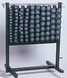 Aerobic Neoprene Dumbbell Set W/ Rack