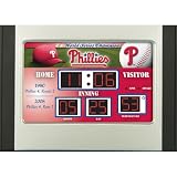 MLB Philadelphia Phillies Scoreboard Desk Clock