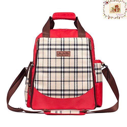 Classic plaid multifunction large capacity hand bag sho…