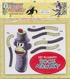 Sock Monkey Magnet Set