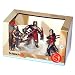 Schleich Foot Soldiers 3-pc. Foot Soldiers with Fleur-de-Lis Coat of Arms Box Set