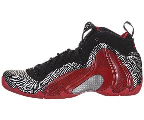 Nike Air Flightposit Exposed Men Sneakers Silver/Black/University Red 616765-001