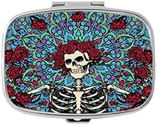 New Grateful Dead Custom Personalized Pill box Decorative Metal Medicine Drug Container Case Pocket or Purse