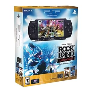 PSP 3000 Limited Edition Rock Band Unplugged Entertainment Pack - Black